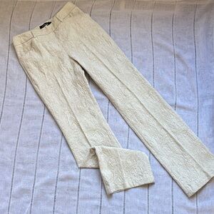 Tribal NWT “Favorite” Cream Textured Trousers